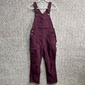 Duluth Trading Co Overalls Women’s Small Burgundy Maroon Heirloom Gardening Bib